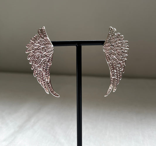 Aros Alas de Águila Plata