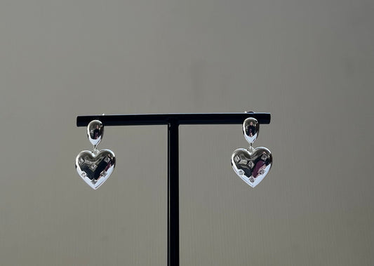 Aros Corazón Plata 925