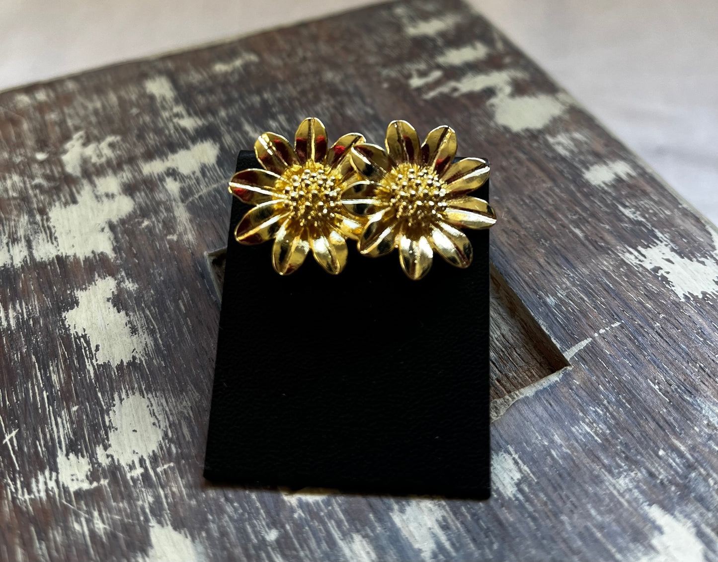 Aros Girasol Oro
